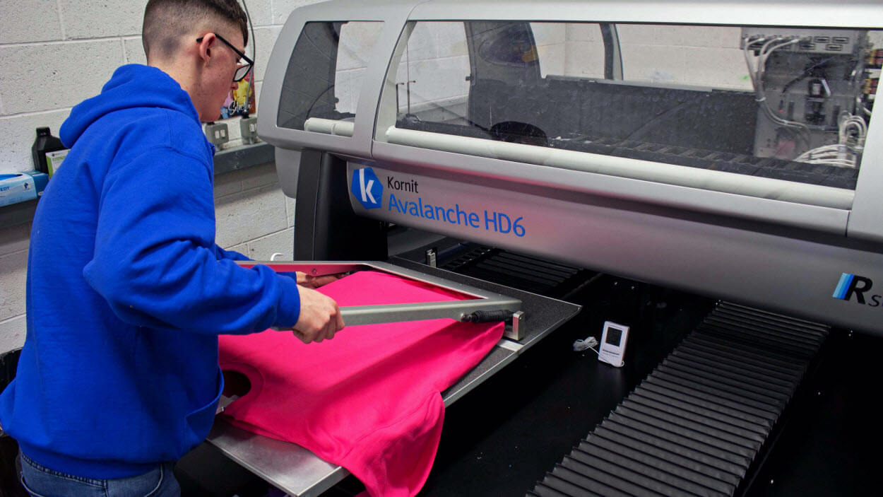 UK company utilises mixed method approach to garment printing