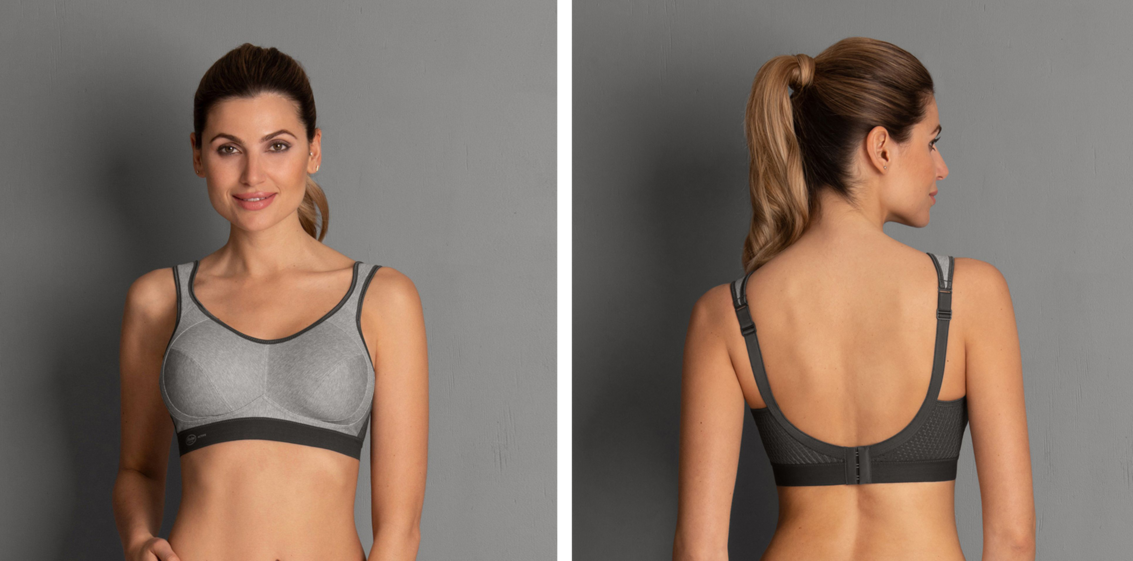 Sports bra designs provided to recruits during the fitting process.