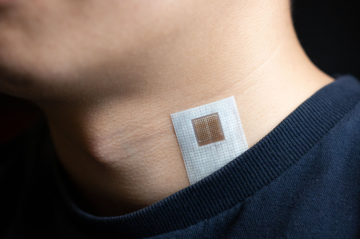 The Patch Can Monitor Blood Pressure And Heart Function In Real Time. Image Credit Nature Biomedical Engineering